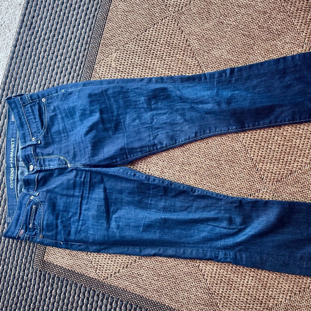 Designer Citizens of Humanity Ava Low Rise Straight Leg Jeans (Size 28)